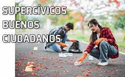 Icono Supercívicos Proyecto para acabar con los malos comportamientos ciudadanos