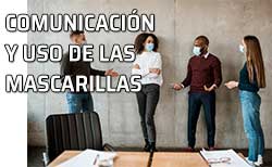 Icono mascarilla y comunicación Las mascarillas (cubrebocas - tapabocas) y la comunicación
