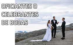 Icono Celebrantes - Oficiantes Los celebras u oficiantes. Maestros de ceremonia de bodas y otras ceremonias