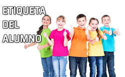 Icono Normas etiqueta alumnos Niños en la escuela haciendo un gesto de like