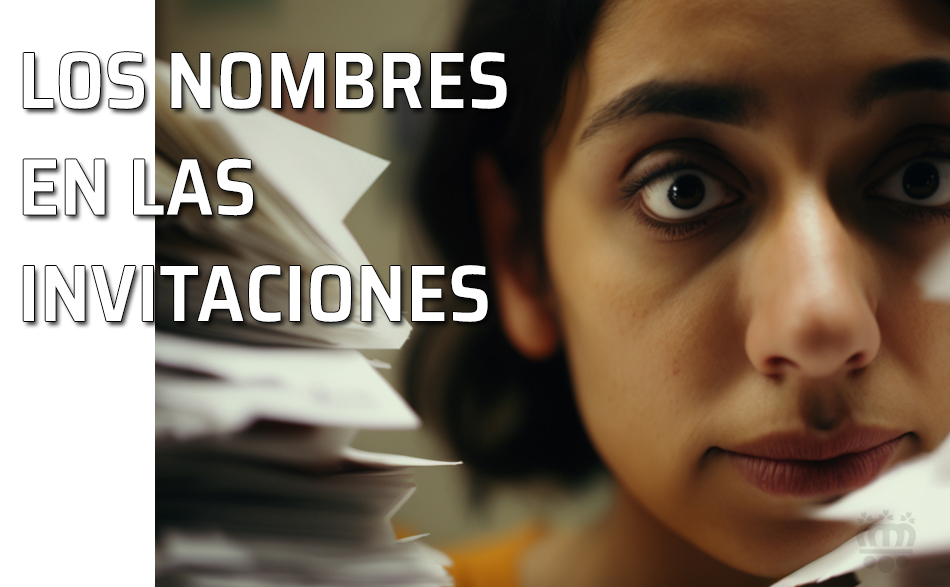 Cómo Escribir los Nombres en las Invitaciones. No se agobie para realizar una tarea que es sencilla y rápida