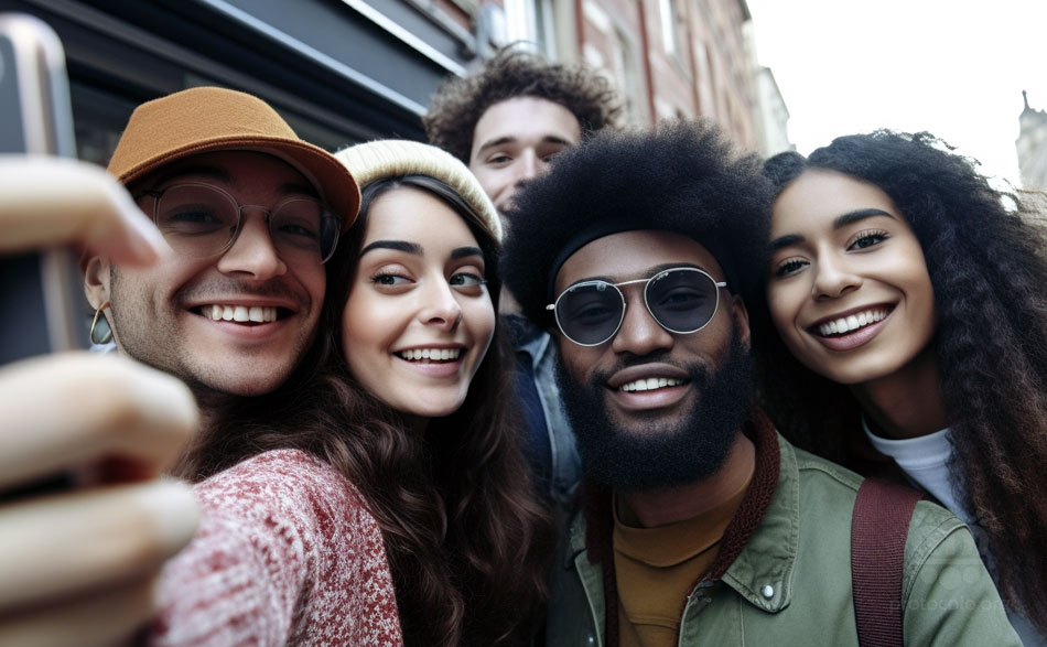 Buscar el lado bueno para hacerse el selfie más hermoso. La mayoría de la gente tenemos un lado de la cara que nos gusta más