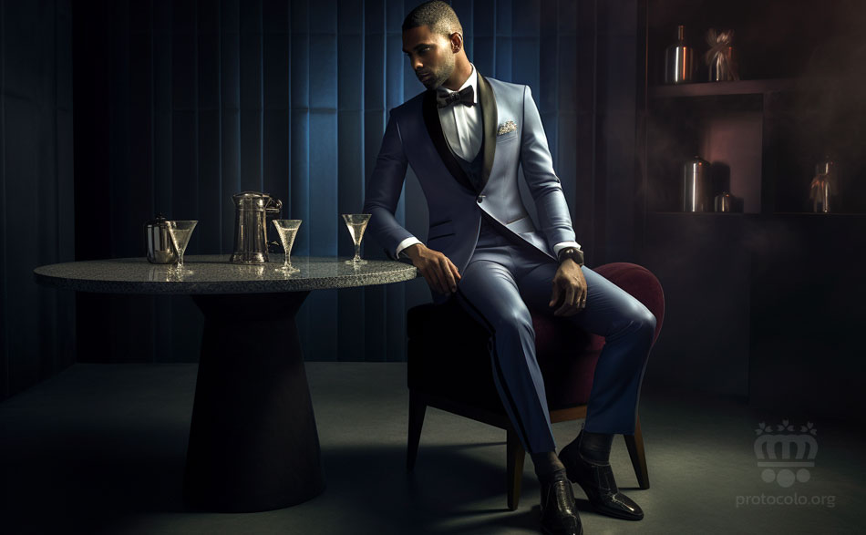 Vestuario masculino para asistir a un cóctel Dress code para lo hombres invitados a un cóctel. El vestuario masculino es bastante está bastante más definido que el amplio y variado vestuario femenino