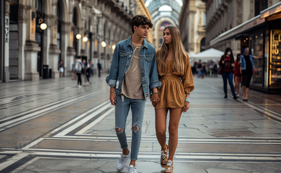 El vestuario italiano se caracteriza por ser de calidad y con un buen diseño