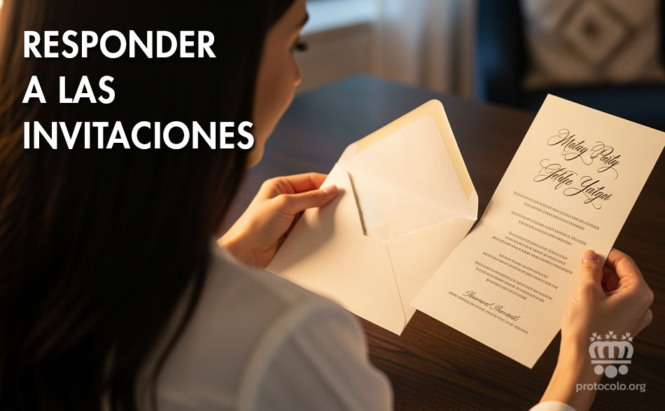 Cuando se recibe una invitación lo más correcto es responder confirmando o excusando la asistencia. Una invitación no deja de ser un compromiso social