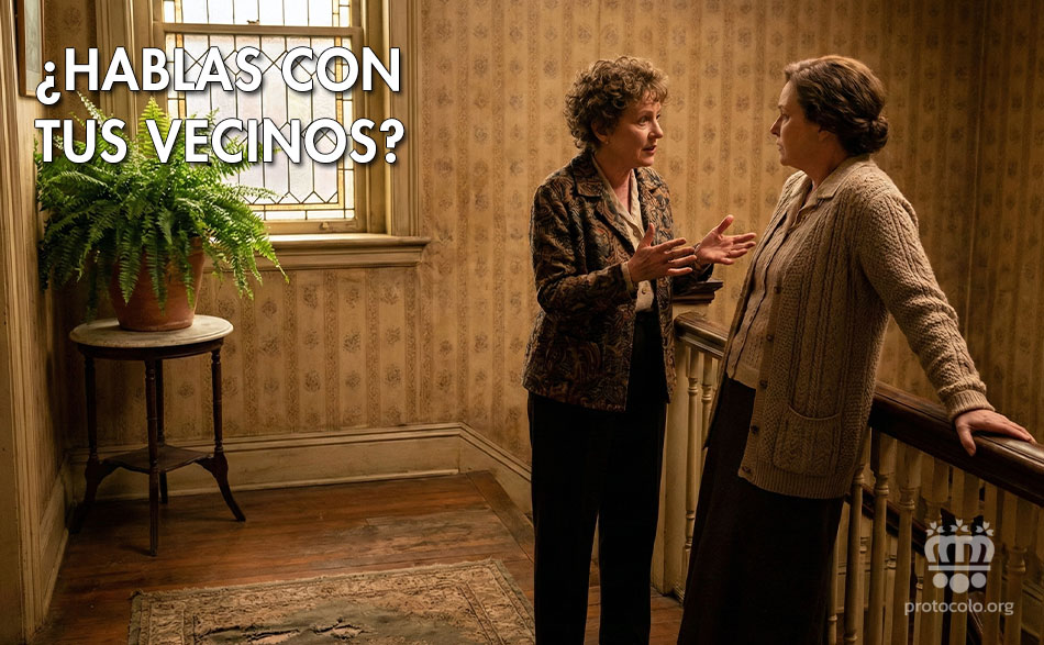 Hablar con los vecinos es algo bastante habitual, pero ¿cuándo llevas prisa?. Si tienes prisa lo mejor es decirlo de forma directa: nos vemos más tarde, tengo prisa