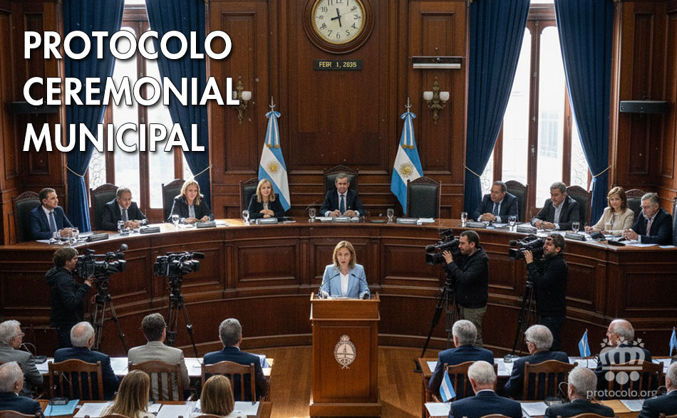 El protocolo y ceremonial municipal se posicionan como un pilar fundamental de la gestión local