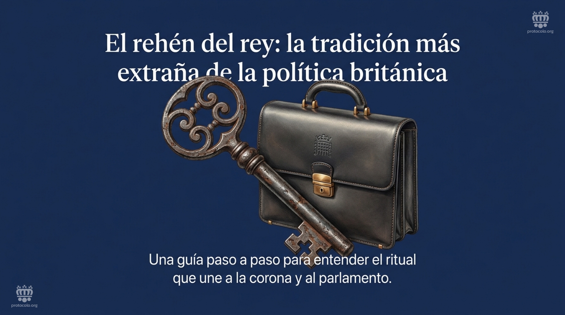 El rehén del Rey La curiosa tradición británica que una política y monarquía. El ritual que une a la Corona y el Parlamento