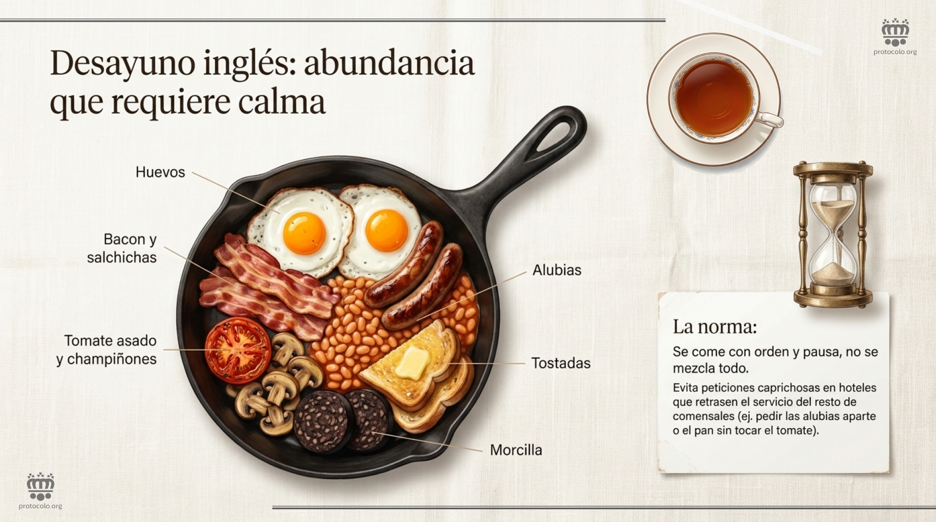 Se toma con un cierta calma a modo de comida