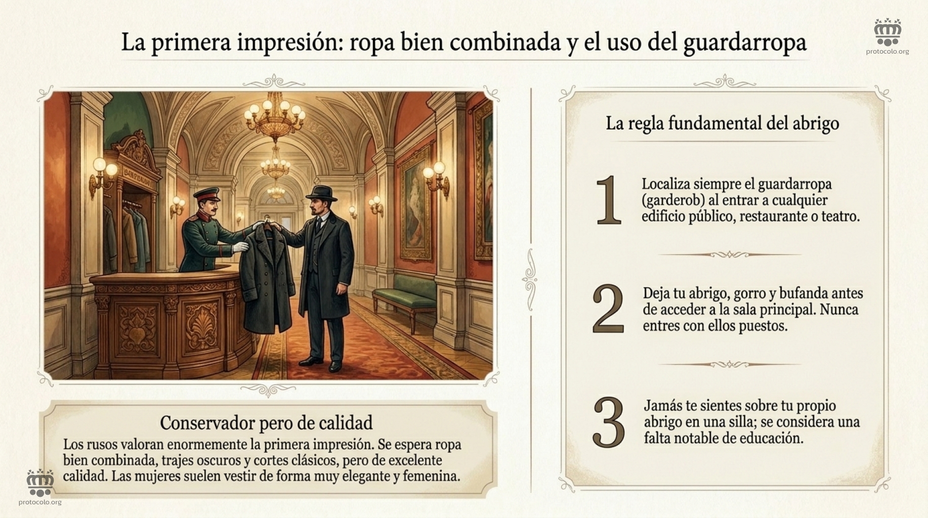 Un estilo conservador pero utilizando ropa de calidad