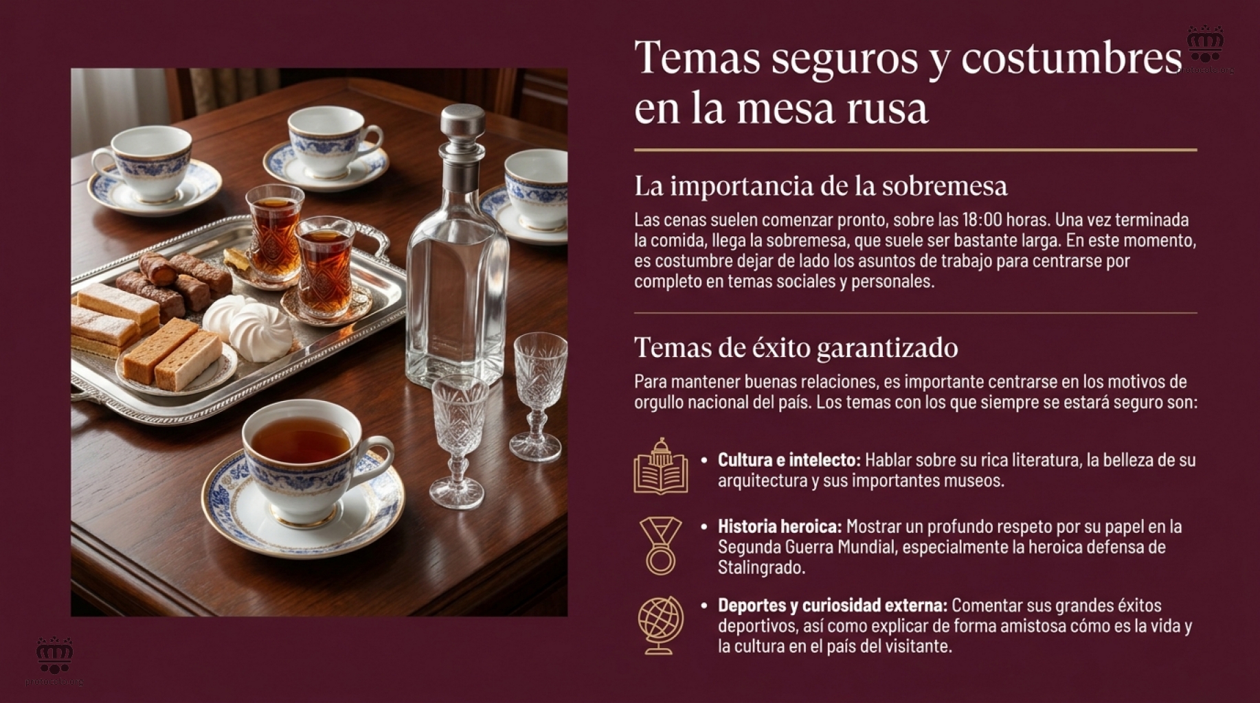 La importancia de la conversación y la sobremesa