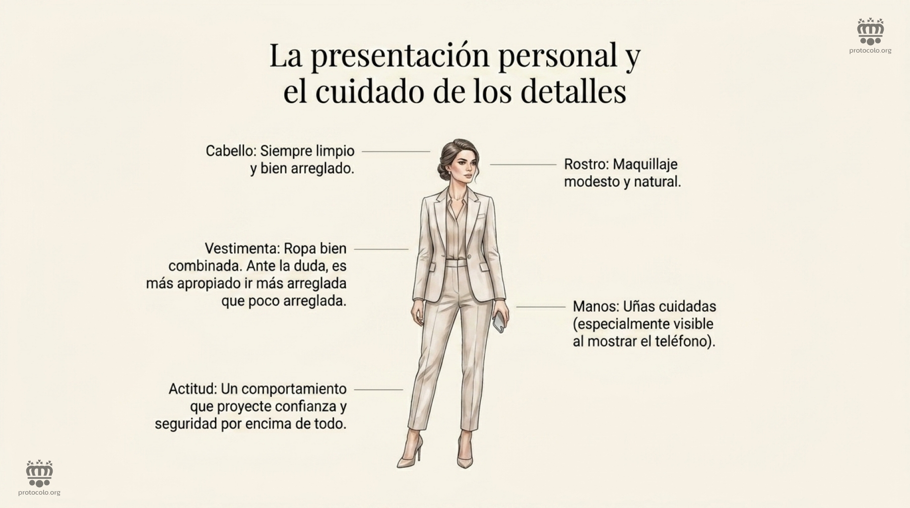 Cuidar tanto el vestuario como la higiene corporal