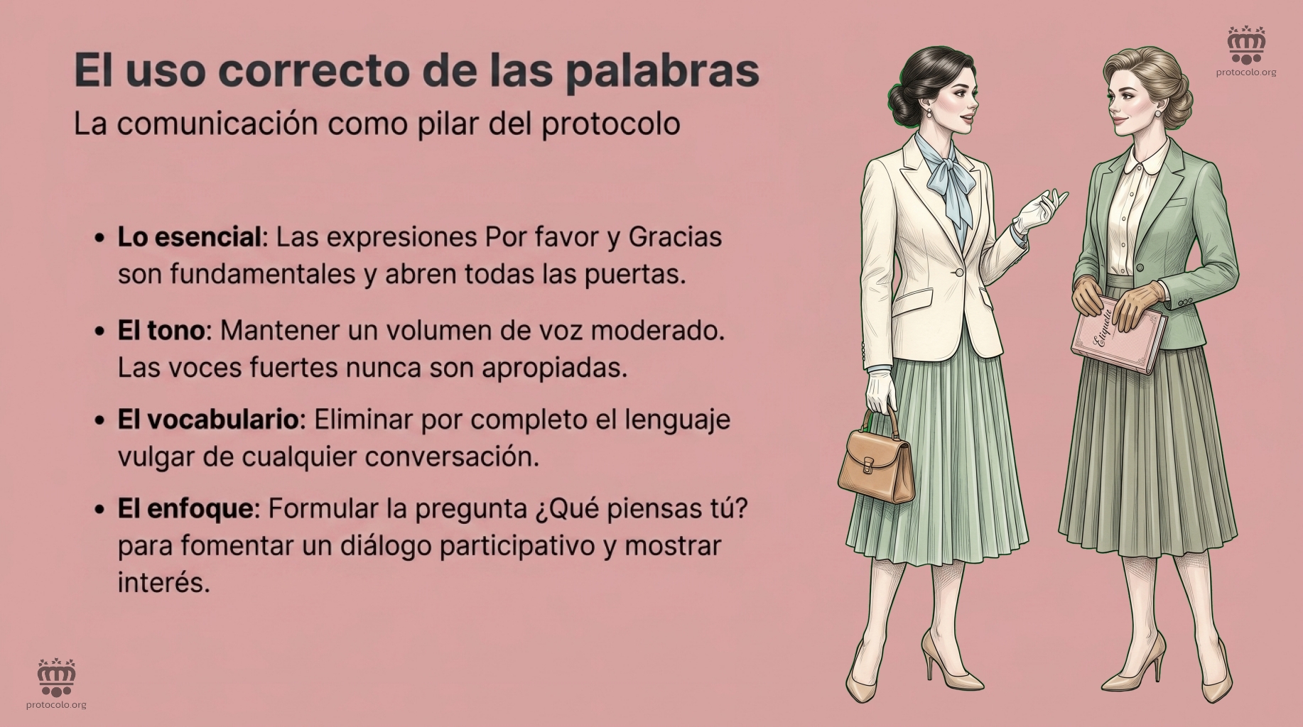 La comunicación verbal es muy rica cuando se tiene un vocabulario adecuado y refinado