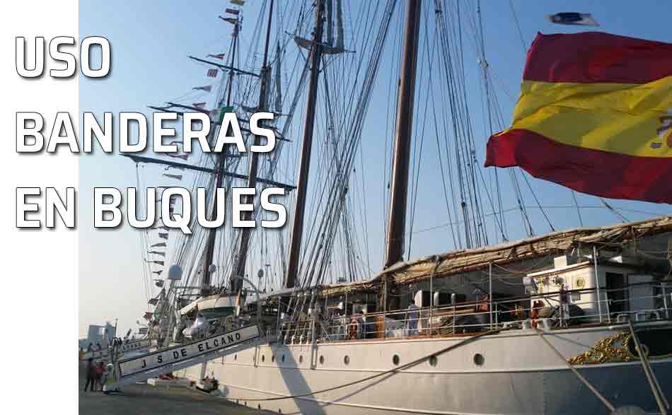 Banderas Buques. Buque Juan Sebastián El Cano
