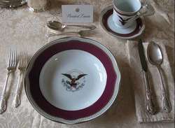 Mesa Mesa formal del Presidente Lincon, Estados Unidos.