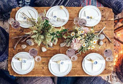 Mesa Mesa decorada