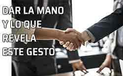 Icono dar la mano El lenguaje no verbal y la forma de dar la mano en el momento de saludar