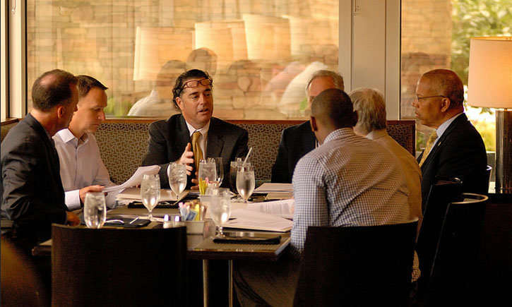 Comida negocios. Comida de negocios con el Gobernador de Mayland