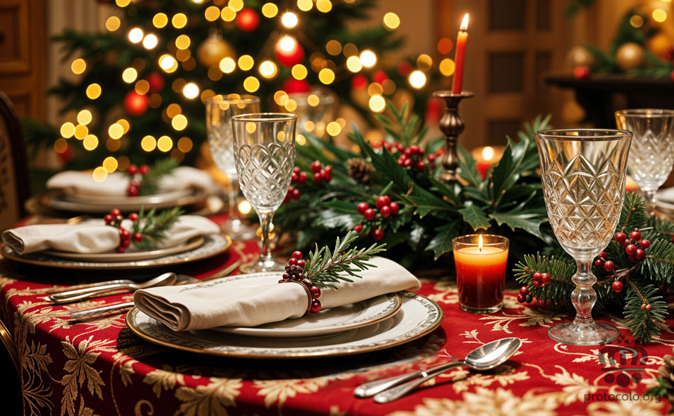 Una mesa bien decorada en Navidad da un ambiente mucho más festivo a todo. La decoración de la mesa en Navidad puede ser un poco más 'exagerada' y tomarse algunas licencias