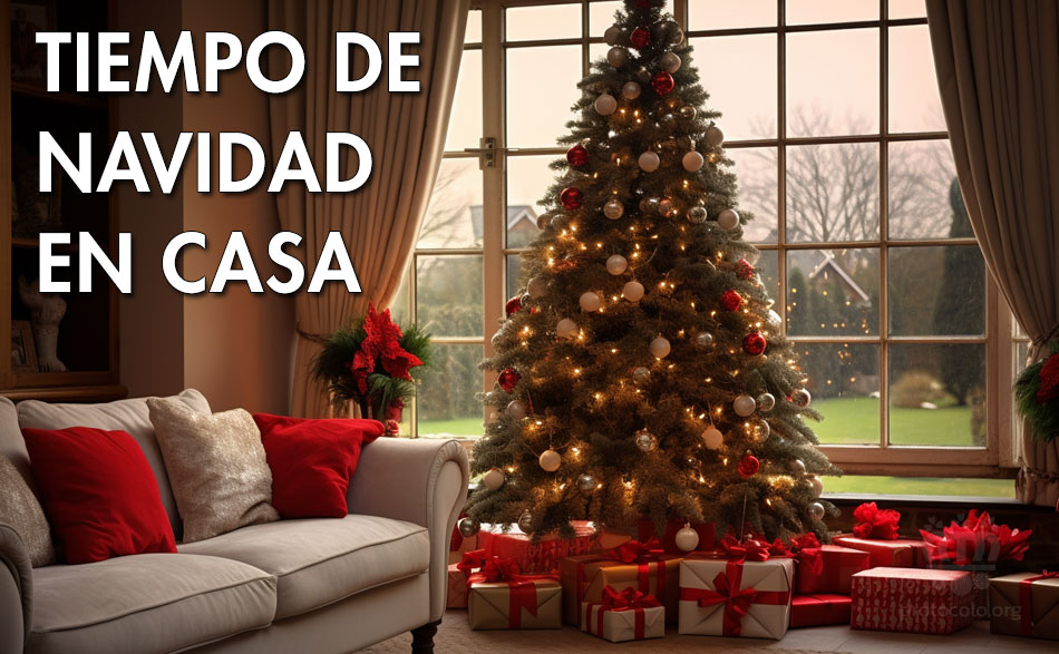 La Navidad llena los hogares de alegría y celebraciones familiares. La casa se prepara con todo tipo de decoraciones navideñas