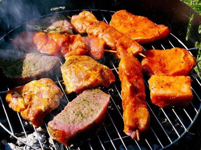Carnes a la barbacoa. Organizar una barbacoa - Barbacoa de carnes