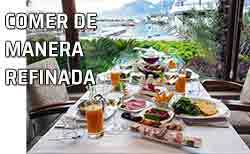 Icono comer forma refinada Mesa con comida. Buenos modales en la mesa