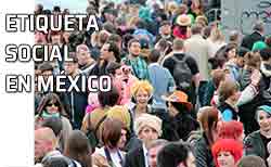 Icono etiqueta social en México Evento social. Reglas de cortesía en México
