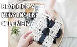 Icono negocios y regalos Colombia Entrega un regalo. Regalos en Colombia