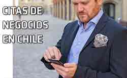Icono negocios en Chile Hombre de negocios. Etiqueta empresarial