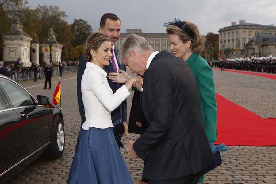 Viaje Oficial al Reino de Bélgica de los reyes de España Felipe VI Y Letizia Ortiz