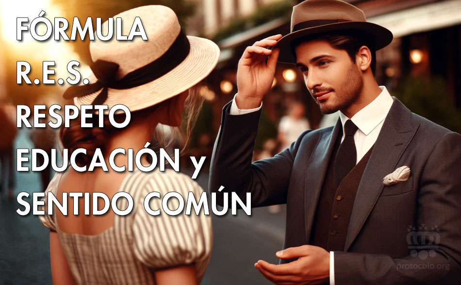 Fórmula del éxito para triunfar en sociedad: RES. Respeto, educación y sentido común