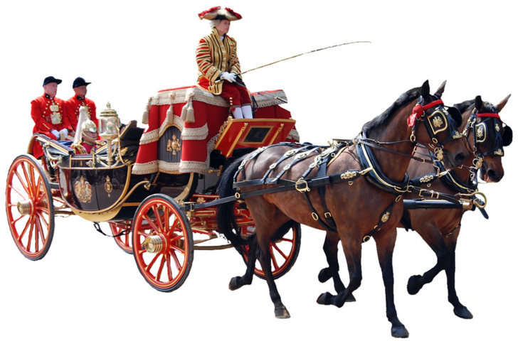 Carroza. Carroza de caballos