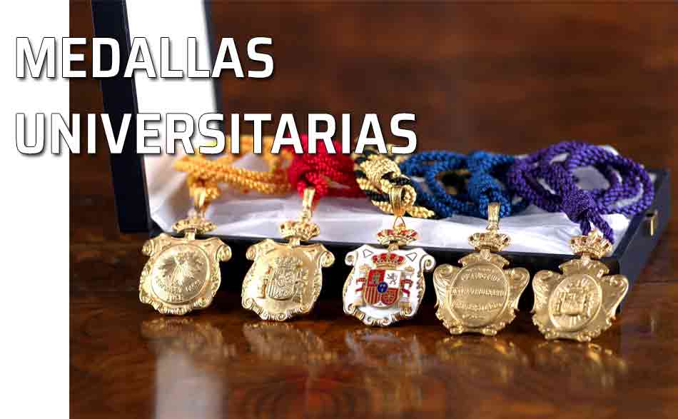 Medallas Universitarias. Medallas Universitarias: medalla doctoral, profesoral y rectoral