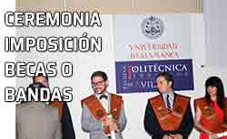 Icono imposición becas o bandas Protocolo universitario: ceremonia de imposición de becas o bandas