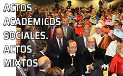 Icono actos académico-sociales Apertura curso Universidad de Murcia. Comitiva académica
