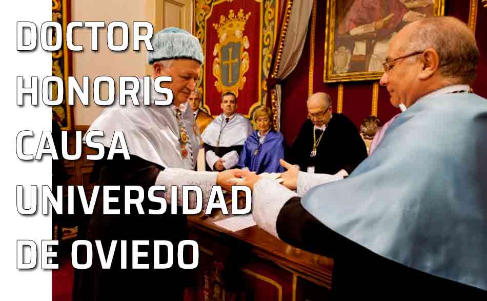 Honoris Causa Oviedo. Nombramiento Doctor Honoris Causa de D. John Rutherford