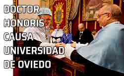 Icono Honoris Causa Oviedo Nombramiento Doctor Honoris Causa de D. John Rutherford
