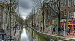 Amsterdam. Distrito Red Light de Amsterdam, Holanda.