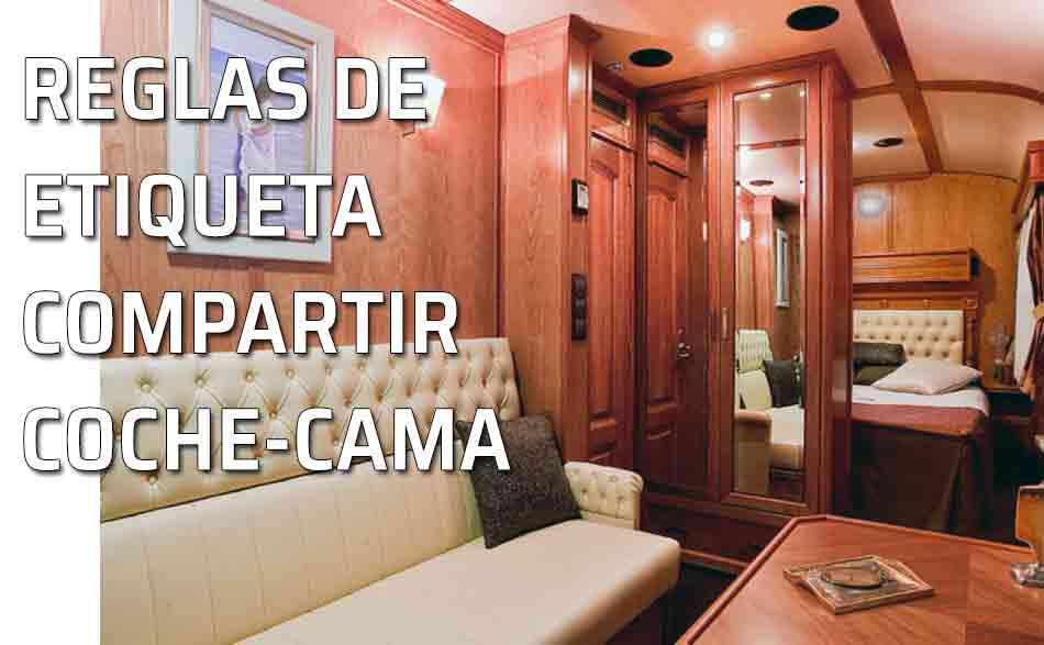 Compartir un coche-cama. Coche cama del tren Transcantábrico de Renfe