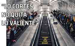 Icono cortés y valiente