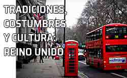 Icono costumbres Reino Unido Calle de Londres. Reino Unido: cultura, costumbres y vida cotidiana
