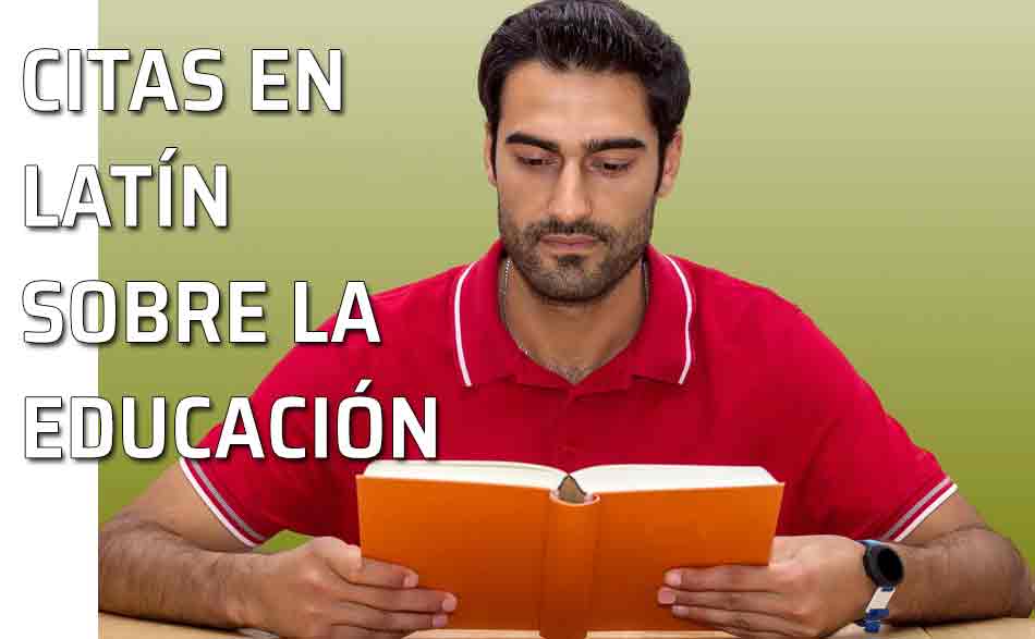 Citas en Latín. Hombre leyendo. Buenos modales, saber estar y buena educación: citas en latín