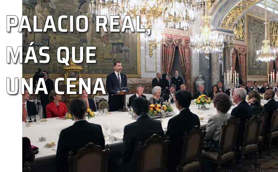 Cena Palacio Real. Cena ofrecida a los miembros del Comité Olímpico Internacional