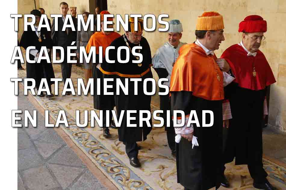 Tratamientos académicos. Tratamientos de cortesía en el ámbito universitario. Acto de investidura de D. Víctor García de la Concha, director del Instituto Cervantes