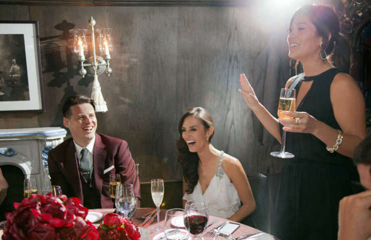 Discurso boda. Decir unas palabras en honor de los novios
