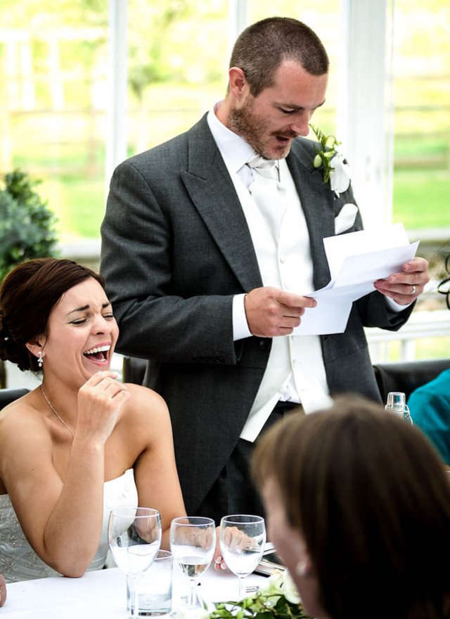 Discurso boda. Decir una palabras en un banquete de boda
