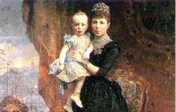 Maria Cristina de Hasburgo María Cristina de Hasburgo con su hijo Alfonso XIII