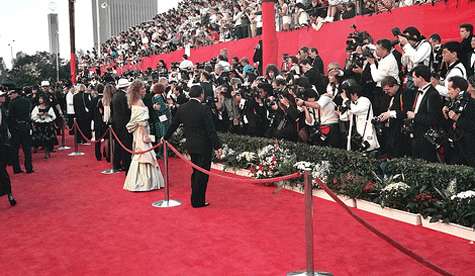 Premios Oscar. Actores en la alfombra roja de los Oscar.