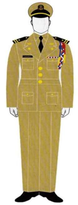 Uniforme hombre Modelo E. Uniforme hombre Modelo E.