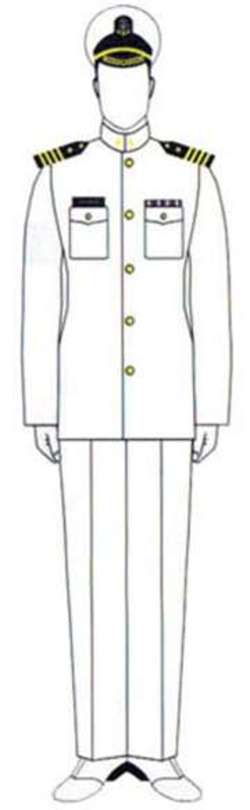 Uniforme hombre Modelo D-3. Uniforme hombre Modelo D-3.